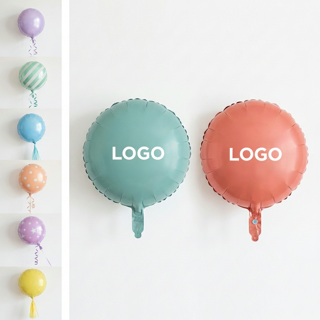 Reusable Pastel Foil Party Balloons